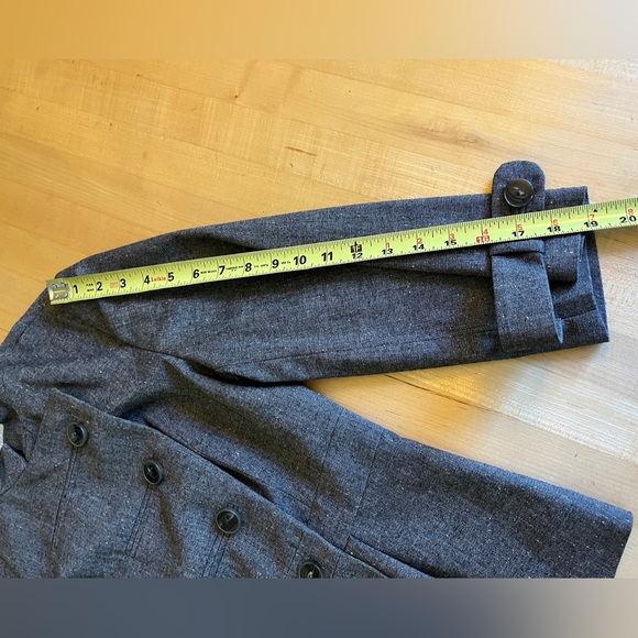 Badgley Mischka Military Style Fitted Blazer Wool & Silk Blend - Picture 16 of 16